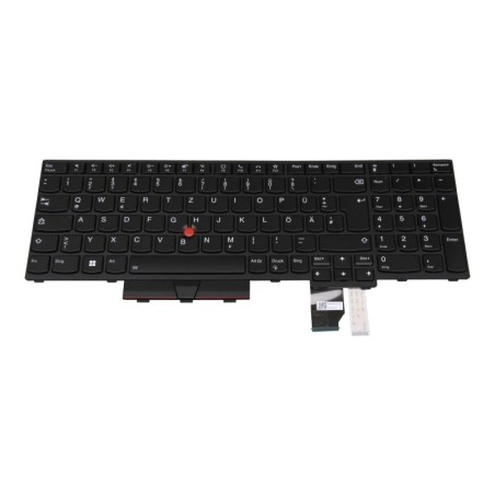 Teclado Lenovo 5N21B44413 ALEMÁN (QWERTZ), Deutsche Tastatur ThinkPad T15G GEN 2 Retroiluminado Negro Lenovo - 1