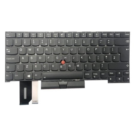 Teclado Lenovo SN20R66066 INGLES UK (QWERTY), English Keyboard UK ThinkPad T490s T495s Retroiluminado Negro Lenovo - 1
