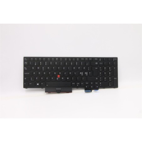 Teclado Lenovo 5N21B44399, 5N20Z74856, 5N21B44436 NORDICO (QWERTY), Nordisk Tastatur ThinkPad P15 P17 G2 Retroiluminado Negro Le