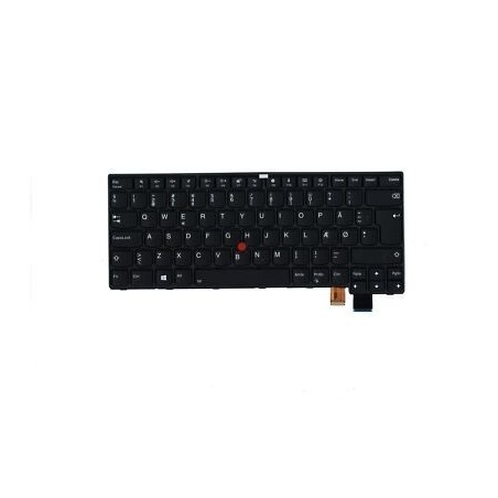 Teclado Lenovo 01EN691 DANES (QWERTY), ThinkPad T460s T470s  Negro [Reacondicionado Grado A] Lenovo - 1