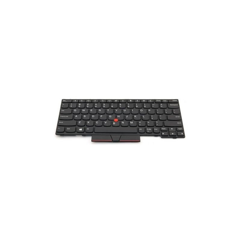Teclado Lenovo 01YP079 DANES (QWERTY), ThinkPad X280 X390 Retroiluminado Negro [Reacondicionado Grado A]