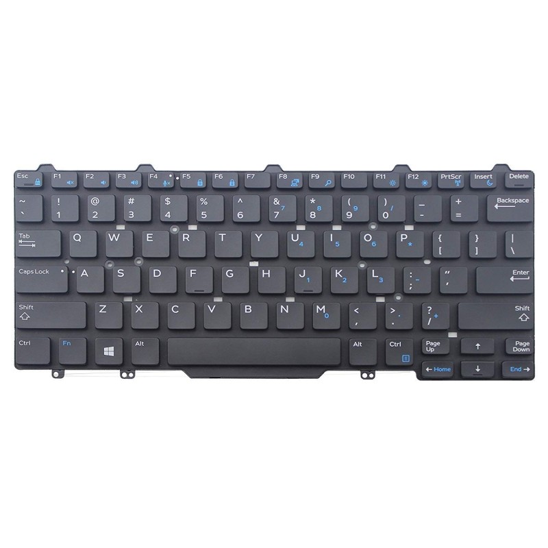 Teclado Dell 094F68 INGLES EEUU (QWERTY), International English Keyboard USA Latitude 3340 3350 E3340 E5450 E7470 No Retroilumin