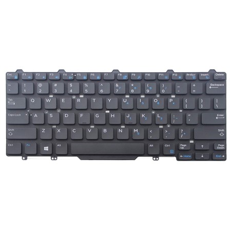 Teclado Dell 094F68 INGLES EEUU (QWERTY), International English Keyboard USA Latitude 3340 3350 E3340 E5450 E7470 No Retroilumin