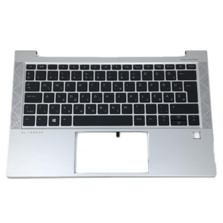 Teclado HP M46071-0O1 INGLÉS EEUU (QWERTY), International English Keyboard UK EliteBook 830 G7 Plata HP - 1
