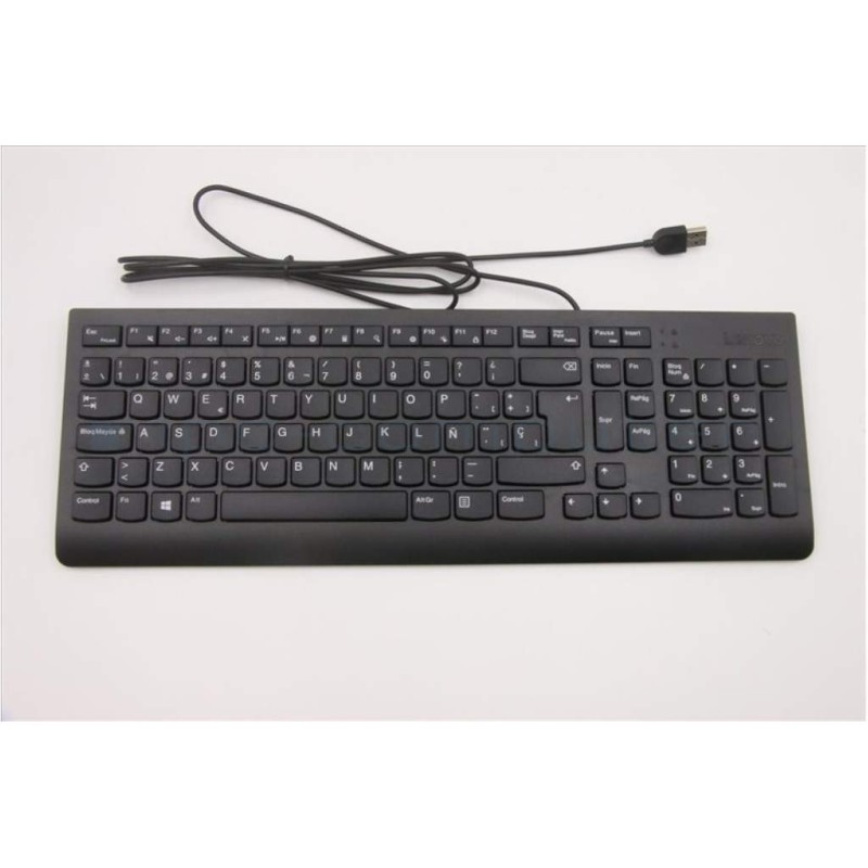 Lenovo USB Keyboard Slim QWERTY ESPAÑOL [Reacondicionado Grado A]