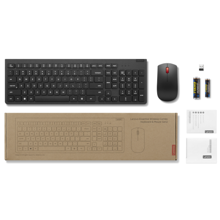 Lenovo Essential G2 Teclado + Ratón Inalámbrico QWERTY ESPAÑOL [Reacondicionado Grado A] Lenovo - 1