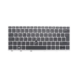 Teclado HP L07666-041 ALEMÁN (QWERTZ) Deutsche Tastatur EliteBook 830 G5 Dualpoint Retroiluminado Negro HP - 1