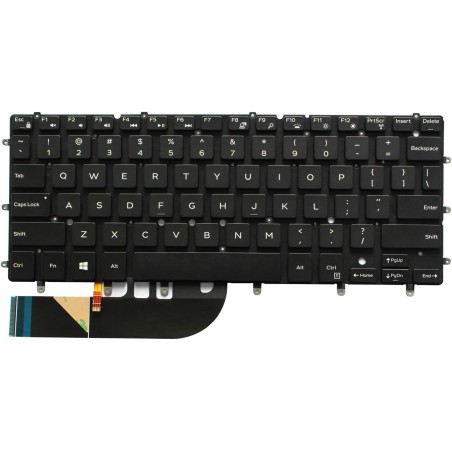 Teclado Dell 05P2NX ALEMAN (QWERTZ), Deutsche Tastatur PRECISION 5510 5520 7568 9550 Negro Retroiluminado Dell - 1