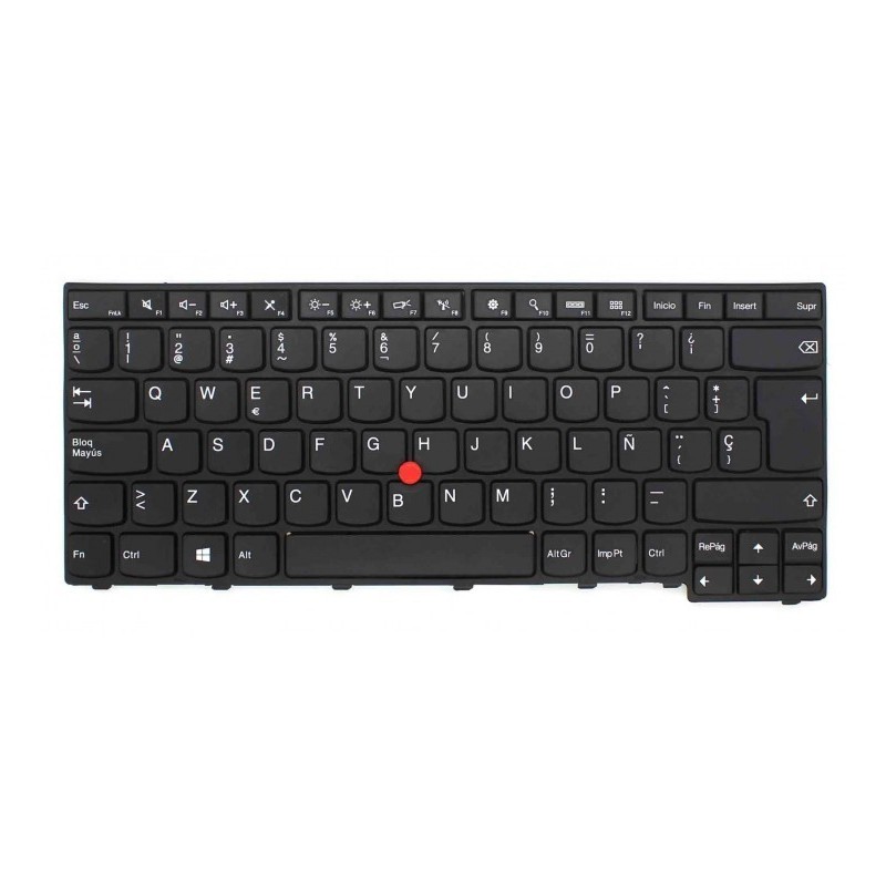 Teclado Lenovo 04Y0871 T440/T450/T460 DANÉS (QWERTY) No Retroiluminado [Reacondicionado Grado A]