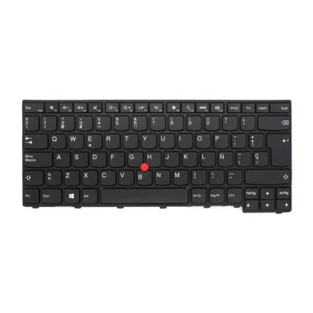 Teclado Lenovo 04Y0871 T440/T450/T460 DANÉS (QWERTY) No Retroiluminado [Reacondicionado Grado A] Lenovo - 1