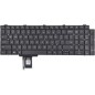 Teclado Dell 08XY7G INGLES EEUU (QWERTY), International English Keyboard USA Latitude 7750 7550 7760 7560 Negro Retroiluminado