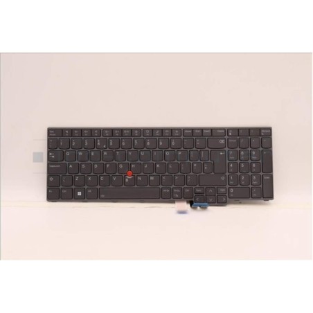 Teclado Lenovo 5N21F39381 ALEMÁN (QWERTZ), Deutsche Tastatur, ThinkPad P16 G1 G2, Retroiluminación Negro Lenovo - 1