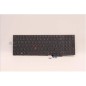 Teclado Lenovo 5N21F39381 ALEMÁN (QWERTZ), Deutsche Tastatur, ThinkPad P16 G1 G2, Retroiluminación Negro