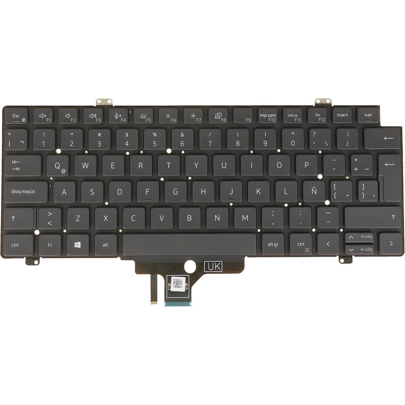 Teclado Dell 0MV4X8, 0CW3R5  INGLÉS EEUU (QWERTY), International English Keyboard USA, LATITUDE 5420 5430 7420 7430 7520 7530 R