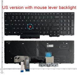 Teclado Lenovo SN20Z74795, 5N20Z74795 FRANCÉS (AZERTY), Clavier français, ThinkPad P15 P17, T15G G1, Retroiluminado Negro Lenovo