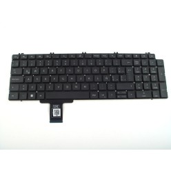 Teclado Dell Precision 066D0H FRANCÉS (AZERTY), Clavier français Latitude 7750 7550 7760 7560 No Retroiluminado Negro Dell - 1