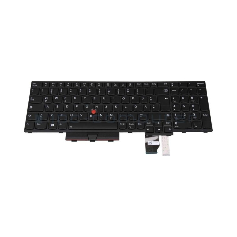 Teclado Lenovo 5N20X22932, 5N20Z74838 (QWERTY), tastiera italiana, ThinkPad P15 P17, T15G G1, Retroiluminado Negro
