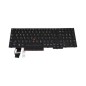 Teclado Lenovo 5N20V78033, 5N20V78941, 5N20V78142  NORDICO (QWERTY), Nordisk Tastatur, ThinkPad T15 P15s G2, Retroiluminado Negr