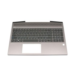 Teclado HP SN6173BL ALEMAN (QWERTZ), DEUTSCHE TASTATUR ZBook Studio 15 G5 Gris PALMREST [Reacondicionado Grado A] HP - 1