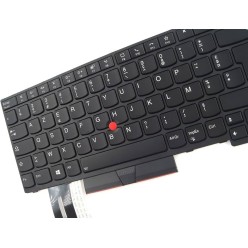 Teclado Lenovo 5N21B08383 FRANCES (AZERTY), Clavier Français Thinkpad T14 P14s G1 G2 Retroiluminado Gris Lenovo - 1