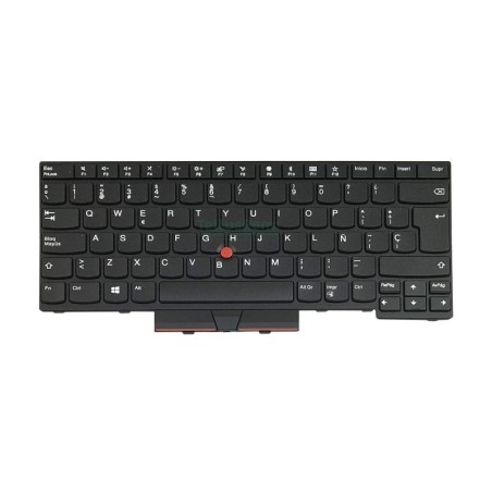 Teclado Lenovo 01YP531, 01YP451 FRANCES FR (AZERTY) Clavier Français Thinkpad T490 T495 T480s Retroiluminado Negro Lenovo - 1