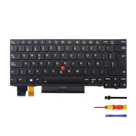 Teclado Lenovo SN20P33922AB Thinkpad L13 G1 FRANCES (AZERTY), Clavier Français, retroiluminado [Reacondicionado Grado A] Lenovo 