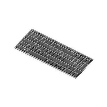 Teclado HP L11999-041  ALEMÁN (QWERTZ) Deutsche Tastatur EliteBook 850 G5 Dualpoint Retroiluminado Negro HP - 1