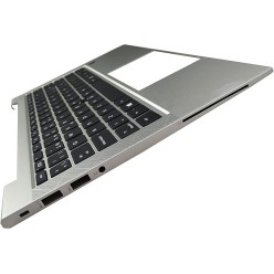 Teclado HP L87607-041, L87608-041 ALEMÁN (QWERTZ), Deutsche Tastatur EliteBook 745 840 845 G7 G8 Plata PALMREST HP - 1