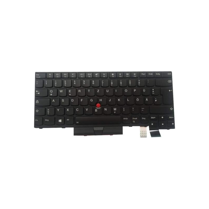 Teclado Lenovo ThinkPad T470/T480/A475/A485 Alemán (QWERTZ) Retroiluminado Negro [R4]