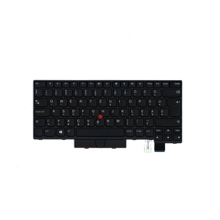 Clavier Lenovo ThinkPad Nordic Illuminé Retroiluminé QWERTY Noir