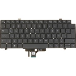 Clavier Dell Rétroéclairé 0MV4X8 0CW3R5 QWERTY USA Reconditionné