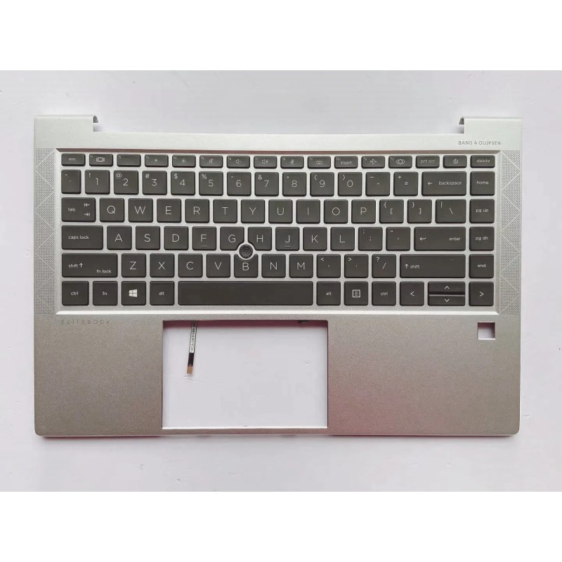 Teclado HP M36312-001 QWERTY Inglés EEUU Plata [R4]